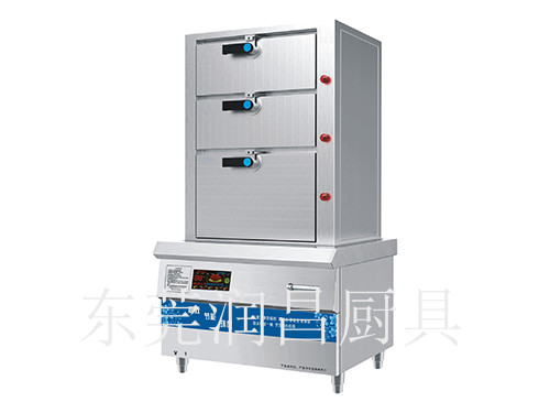 電磁三門海鮮蒸柜