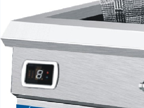 電磁單缸雙篩炸爐的圖片